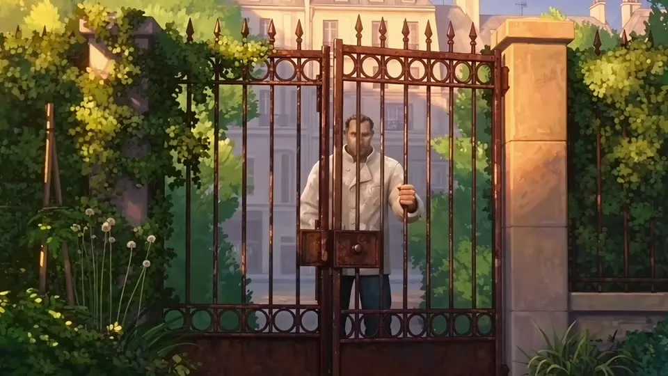 Grille d'un jardin